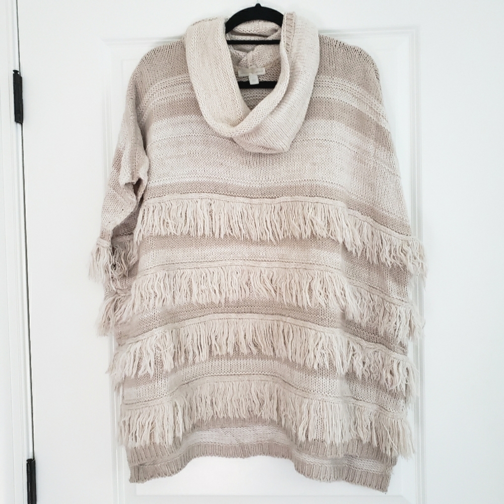 New York & Company Oversized Poncho Sweater